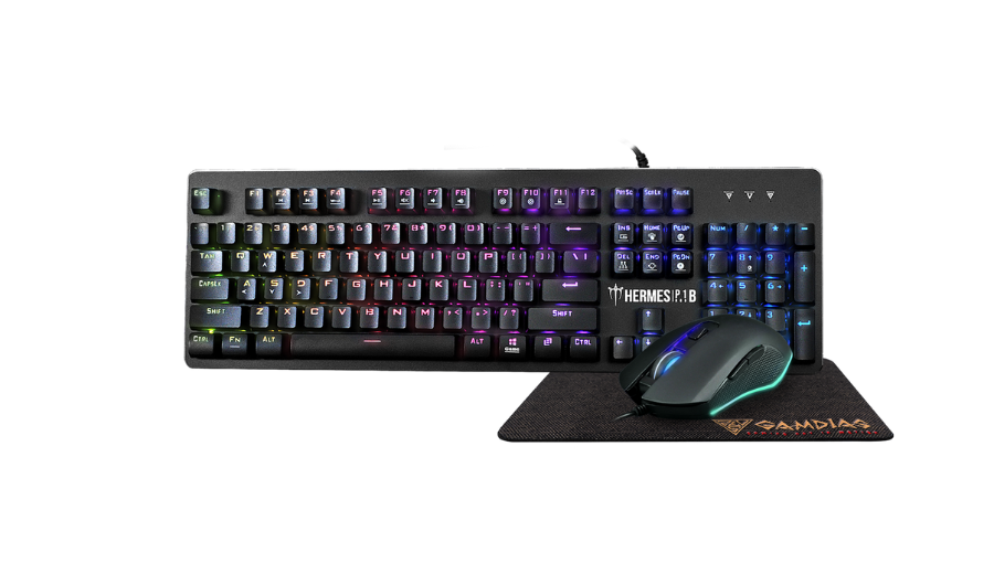 REVIEW OF GAMDIAS HERMES P1B RGB MECHANICAL 3 IN 1 GAMING COMBO