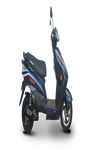 Okinawa Ridge+ Electric Scooter | With GPS | Smart Scooter | 81 km | 45kmph | 2-3 hour charging | 3 Year Warranty - Blue-M00000002126