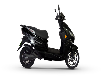 Okinawa iPraise+ Electric Scooter | Intelligent Scooter | 137 km | 56kmph | 4-5 hour charging | 3 Year Warranty - SPARKLE BLACK