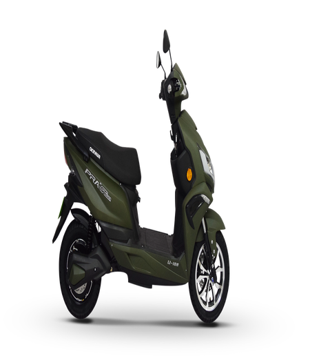 Okinawa iPraise Pro Electric Scooter | Electric Swag | 137 km | 56kmph | 4-5 hour charging | 3 Year Warranty - OLIVE GREEN