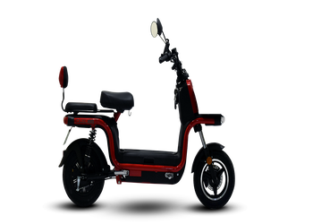 Okinawa Dual 100 Electric Scooter | Live Life Dual 100 Size | 129 km | 60kmph | 5-6 hour charging | 3 Year Warranty - RED