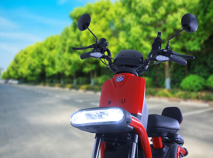 Okinawa Dual 100 Electric Scooter | Live Life Dual 100 Size | 129 km | 60kmph | 5-6 hour charging | 3 Year Warranty - RED-M00000002124