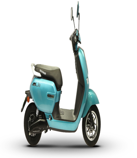 Okinawa Lite Electric Scooter | Lite | 60 km | 25kmph | 4-5 hour charging | 3 Year Warranty - CYAN