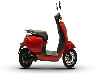 Okinawa Lite Electric Scooter | Lite | 60 km | 25kmph | 4-5 hour charging | 3 Year Warranty - RED