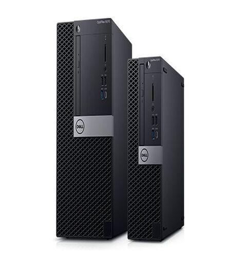 Dell Desktop Optiplex 5070MT with i5-9500 processor, 4GB DDR4 RAM, 1TB Hard Drive, DVD drive, DOS OS with 19.5 inch E2016H