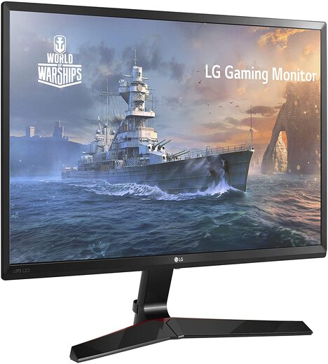 LG 60.96 cm (24 inch) Gaming Monitor - 1ms, 75Hz, AMD Freesync, Full HD, IPS Panel with VGA, HDMI, Display Port, 24MP59G (Black)