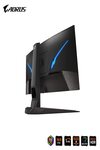 Gigabyte AORUS CV27F 27" 165Hz 1080P 1500R FreeSync Gaming Monitor, Exclusive Built-in ANC, 1920x1080 Display, 1 ms Response Time, HDR, 90% DCI-P3, 1x Display Port 1.2, 2X HDMI 2.0, 2X USB 3.0