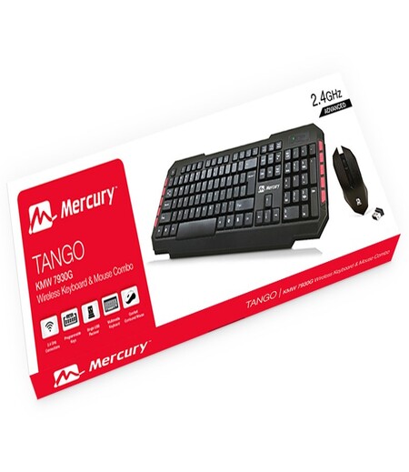 Mercury Wireless Keyboard Mouse Combo