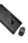 Logitech MK345 Wireless Combo – Full-Sized Keyboard with Palm Rest and Comfortable Right-Handed Mouse