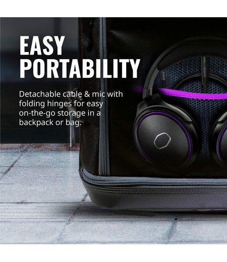 Cooler Master MH630 Gaming Headset with Hi-Fi Sound, Omnidirectional Boom Mic, and PC/Console/Mobile Connectivity