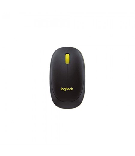 Logitech MK240 Nano Wireless Keyboard and Mouse Combo,12 Function Keys 2.4GHz Wireless, 1000DPI,Spill-Resistant Design, PC/Mac-Black/Chartreuse Yellow