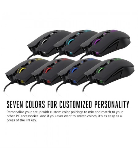 CoolerMaster Devastator Gaming 3 Keyboard and Mouse Combo with 7 Colour LED Backlit Option, Black