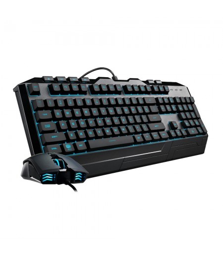 CoolerMaster Devastator Gaming 3 Keyboard and Mouse Combo with 7 Colour LED Backlit Option, Black