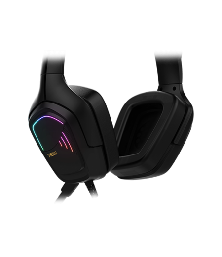 GAMDIAS HEBE E2 Gaming Headphone Wired Headset Gaming Headphone  (Black, On the Ear)