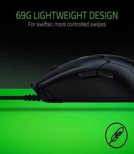 Razer Viper Ultralight Ambidextrous Wired Gaming Mouse: Fastest Mouse Switch in Gaming - 16,000 DPI Optical Sensor - Chroma RGB Lighting - 8 Programmable Buttons - Drag-Free Cord