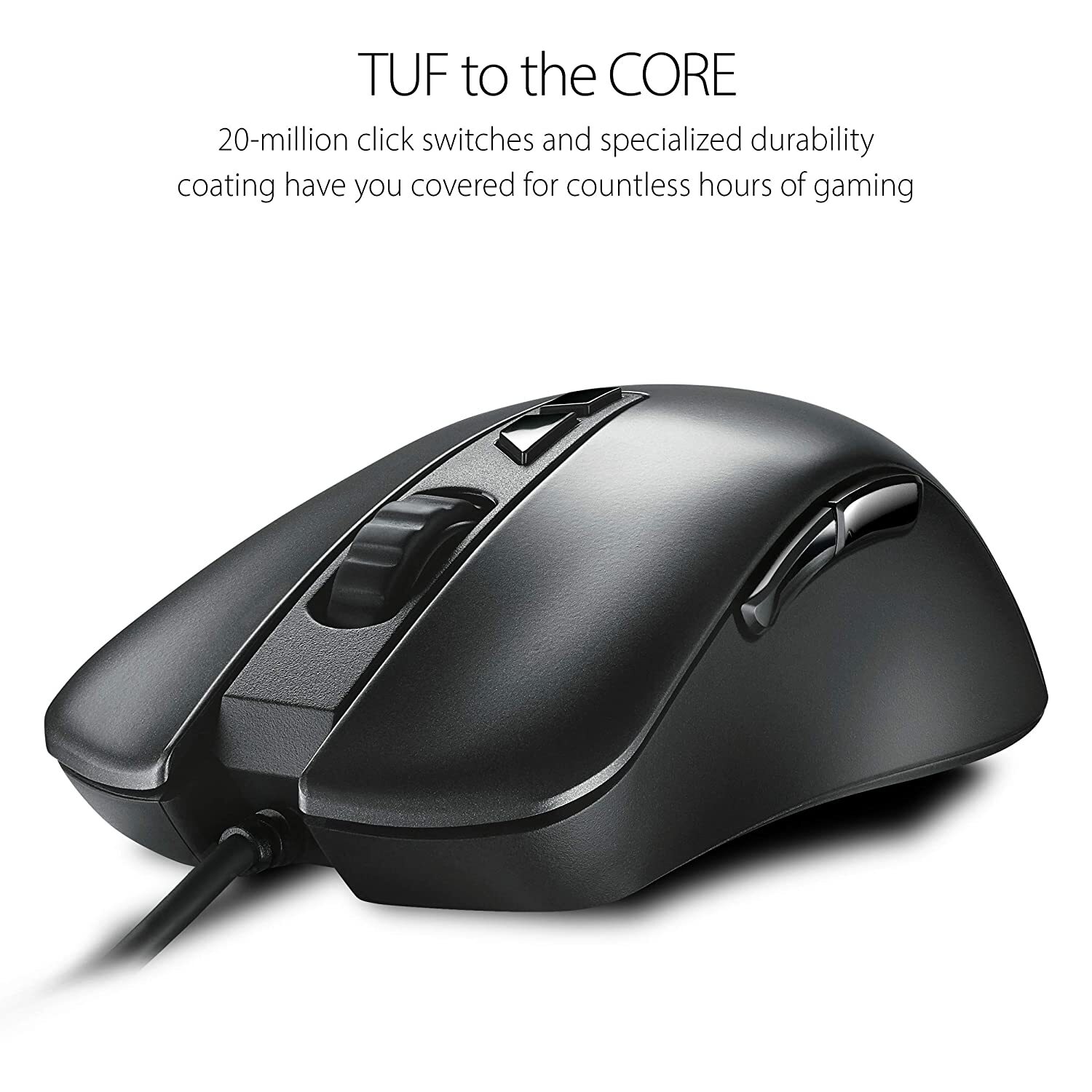 Asus TUF Gaming M3 Optical USB RGB Gaming Mouse Featuring A 7000 DPI Optical Sensor, 7 Programmable Buttons, 4-Level DPI Switch and Aura Sync RGB Lighting