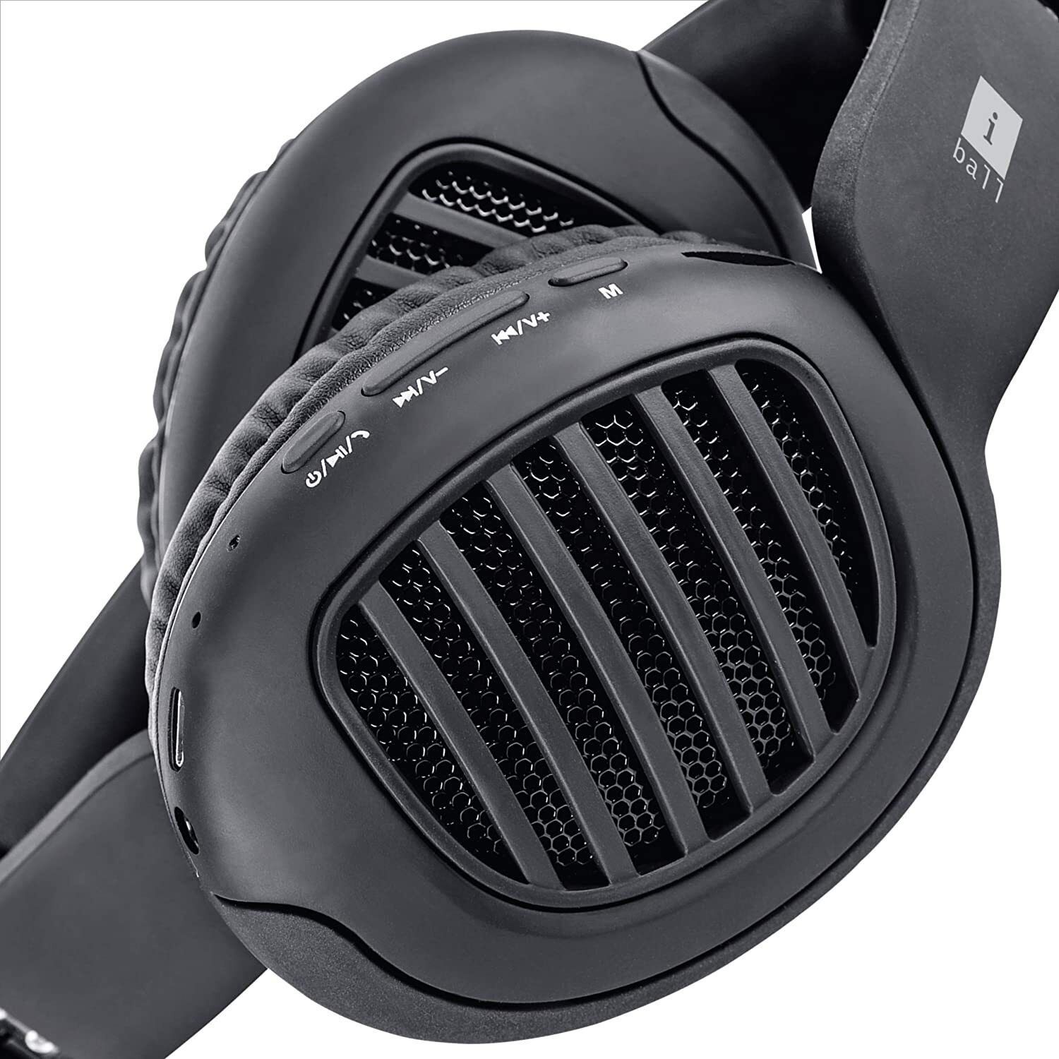 iBall Decibel Bluetooth 5.0 Headphone with SD/FM/Alexa Built-in (Black Edition)