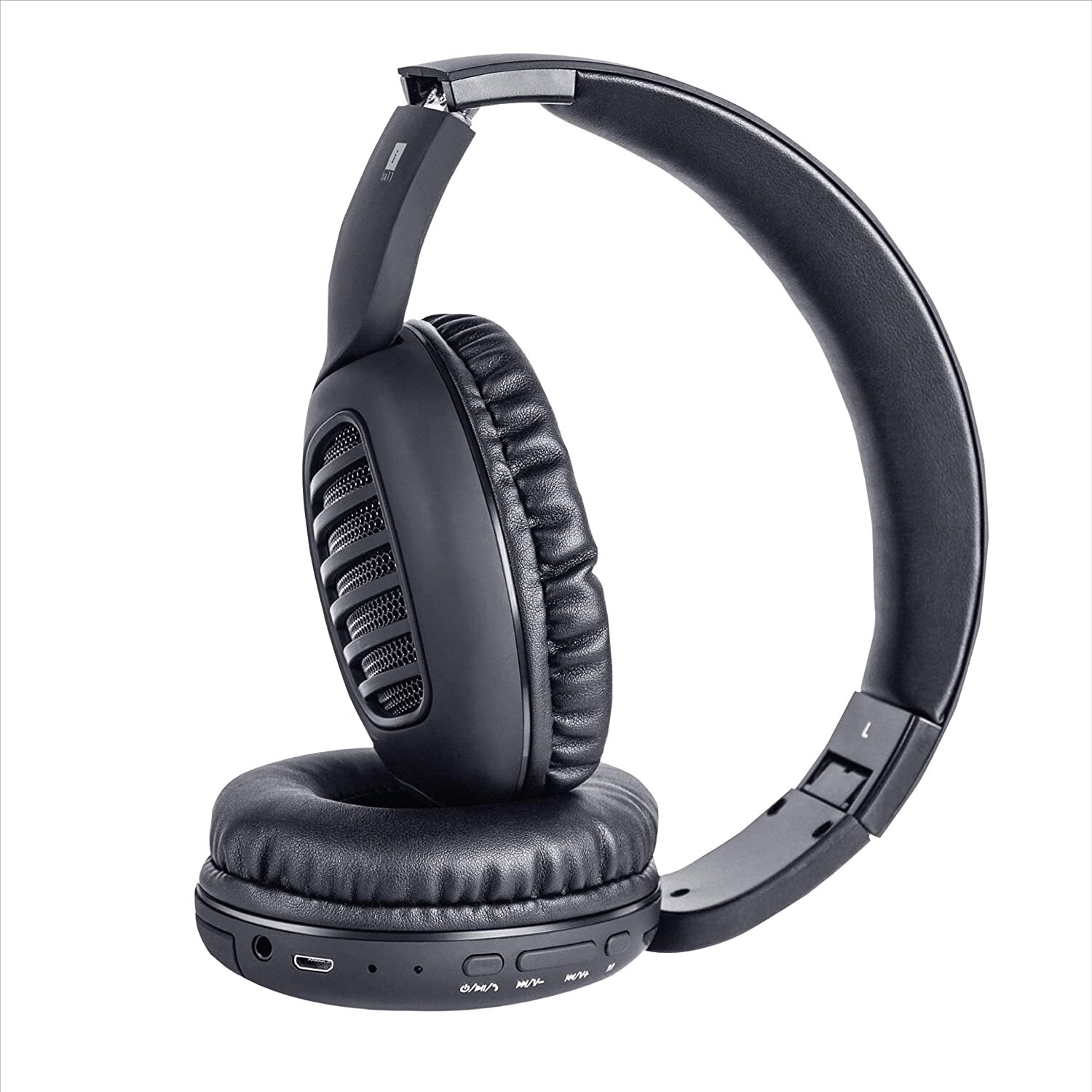 iBall Decibel Bluetooth 5.0 Headphone with SD/FM/Alexa Built-in (Black Edition)