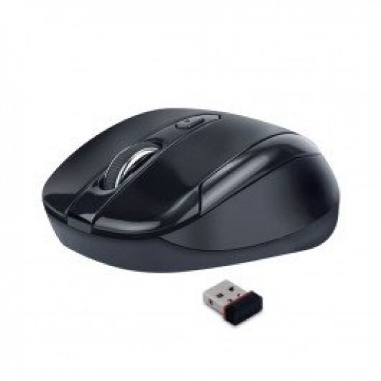 iBall Freego G18 Black Wireless Optical Mouse  (USB, Full Back)