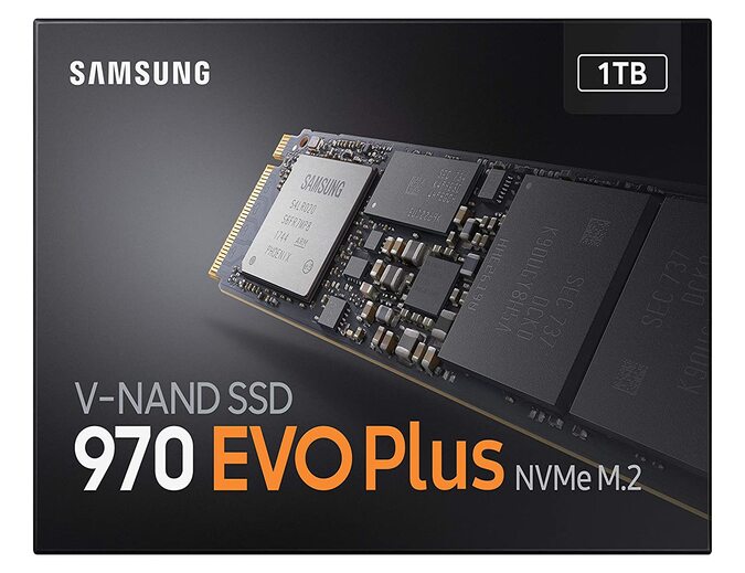 Samsung 970 EVO Plus 1TB PCIe NVMe M.2 (2280) Internal Solid State Drive (SSD) (MZ-V7S1T0)