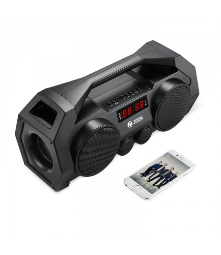 Zoook Rocker Boombox+ 32W Bluetooth Party Speaker with FM/USB/TF/Display/Handsfree Calling (Black)