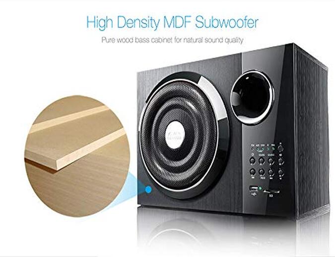 F&D F3000X 80W 5.1 Bluetooth Multimedia Speaker - Black