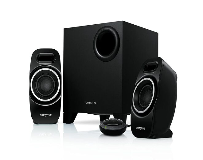 Creative T3250 Wireless 2.1 Bluetooth Wireless Speaker System (Black)