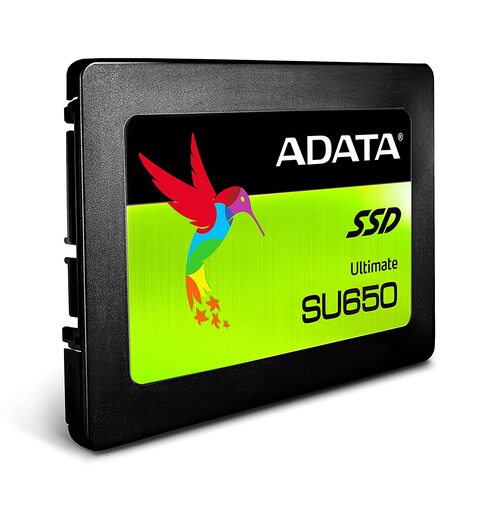 Adata Ultimate SU650 3D NAND 480GB Solid State Drive - Black