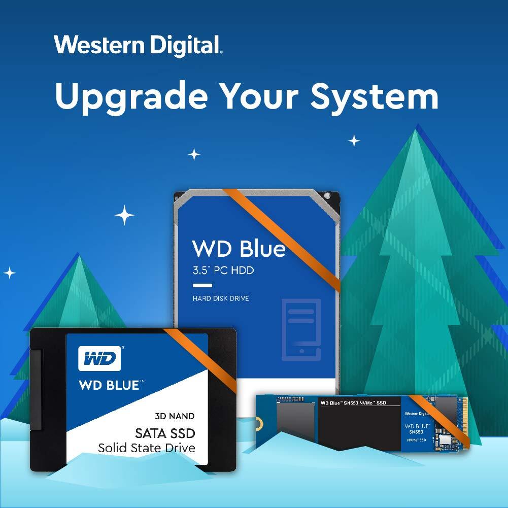 WD Blue SN550 1TB NVMe Internal SSD - 2400MB/s R, 1950MB/s W, 5Y Warranty (WDBA3V0010BNC-WRSN)