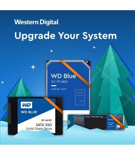 WD Blue SN550 1TB NVMe Internal SSD - 2400MB/s R, 1950MB/s W, 5Y Warranty (WDBA3V0010BNC-WRSN)