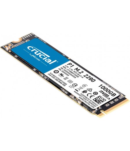 Crucial P1 1TB 3D NAND NVMe PCIe M.2 SSD - CT1000P1SSD8