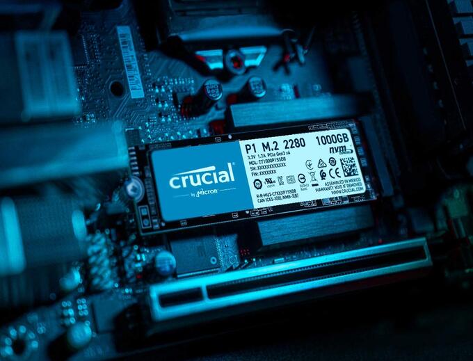 Crucial P1 1TB 3D NAND NVMe PCIe M.2 SSD - CT1000P1SSD8