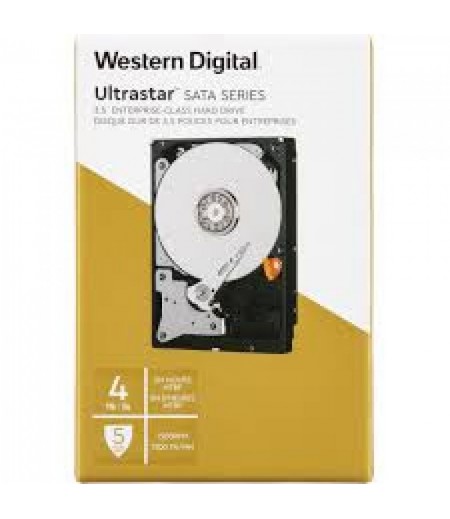 Western Digital 4TB Ultrastar DC HC310 SATA HDD - 7200 RPM Class, SATA 6 Gb/s, 256MB Cache, 3.5"