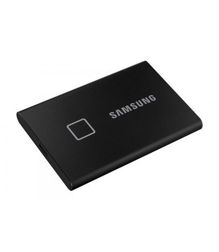 Samsung T7 Touch 500GB Up to 1,050MB/s USB 3.2 Gen 2 (10Gbps, Type-C) External Solid State Drive (Portable SSD) Black (MU-PC500K)