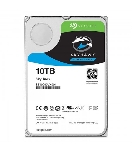 Seagate Skyhawk Surveillance 10TB Internal Hard Drive (ST10000VX0004)