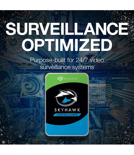 Seagate Skyhawk Surveillance 10TB Internal Hard Drive (ST10000VX0004)