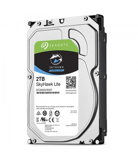 Seagate Skyhawk Lite 2TB Surveillance Internal Hard Drive HDD – 3.5 Inch SATA HDD (ST2000VX007)