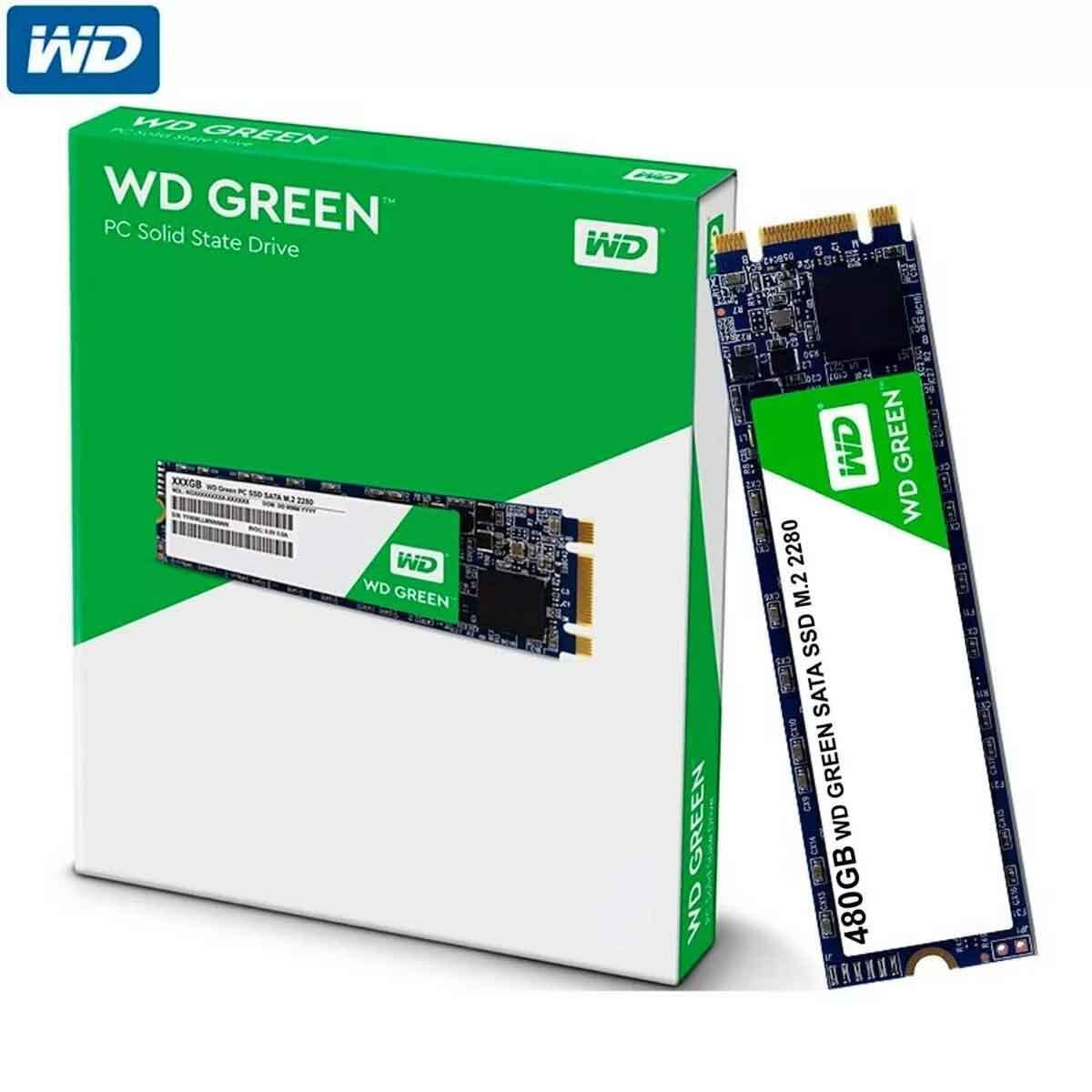 Western Digital WD Green m.2 SSD, 550MB/s R, 3 Y Warranty, 480GB