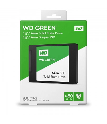 Western Digital WD Green 480 GB 2.5 inch SATA III Internal Solid State Drive (WDS480G2G0A)