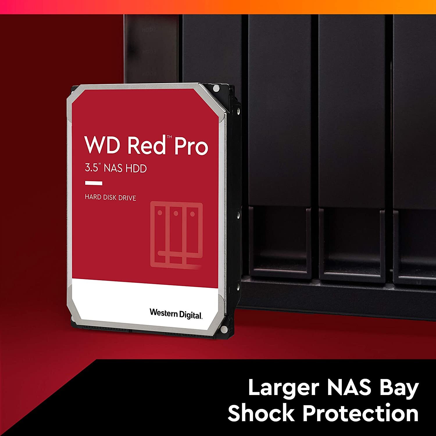 Western Digital WD Red Pro 6TB NAS Hard Drive - 7200 RPM Class, SATA 6 Gb/s, 256 MB Cache, 3.5 - WD6003FFBX