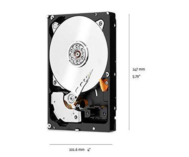 Western Digital WD Red Pro 6TB NAS Hard Drive - 7200 RPM Class, SATA 6 Gb/s, 256 MB Cache, 3.5 - WD6003FFBX