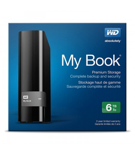 WD My Book 6TB External Hard Drive Storage USB 3.0 File Backup and Storage