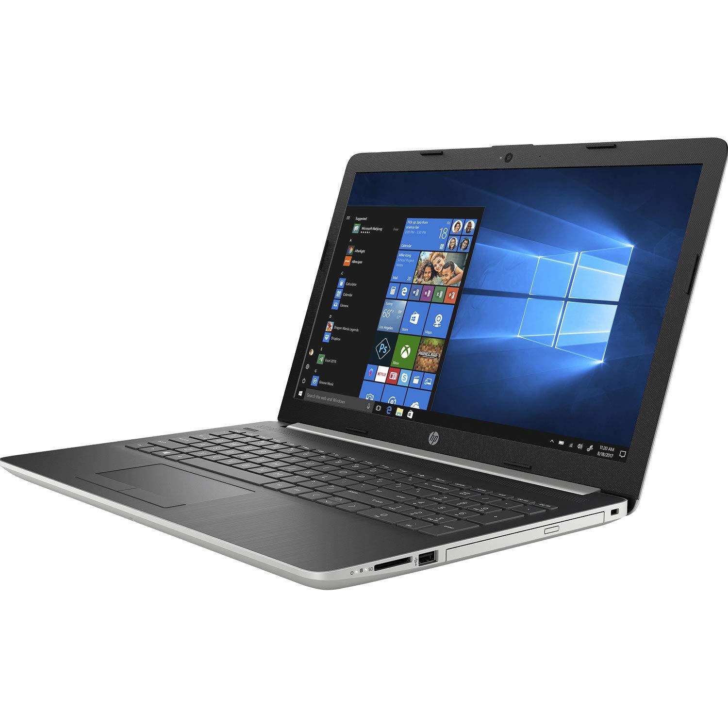 HP 15 db1059au 15.6-inch Laptop (Ryzen 3 3200U/4GB/1TB HDD/Win 10/MS Office 2019/AMD Radeon Vega 3 Graphics), Natural Silver