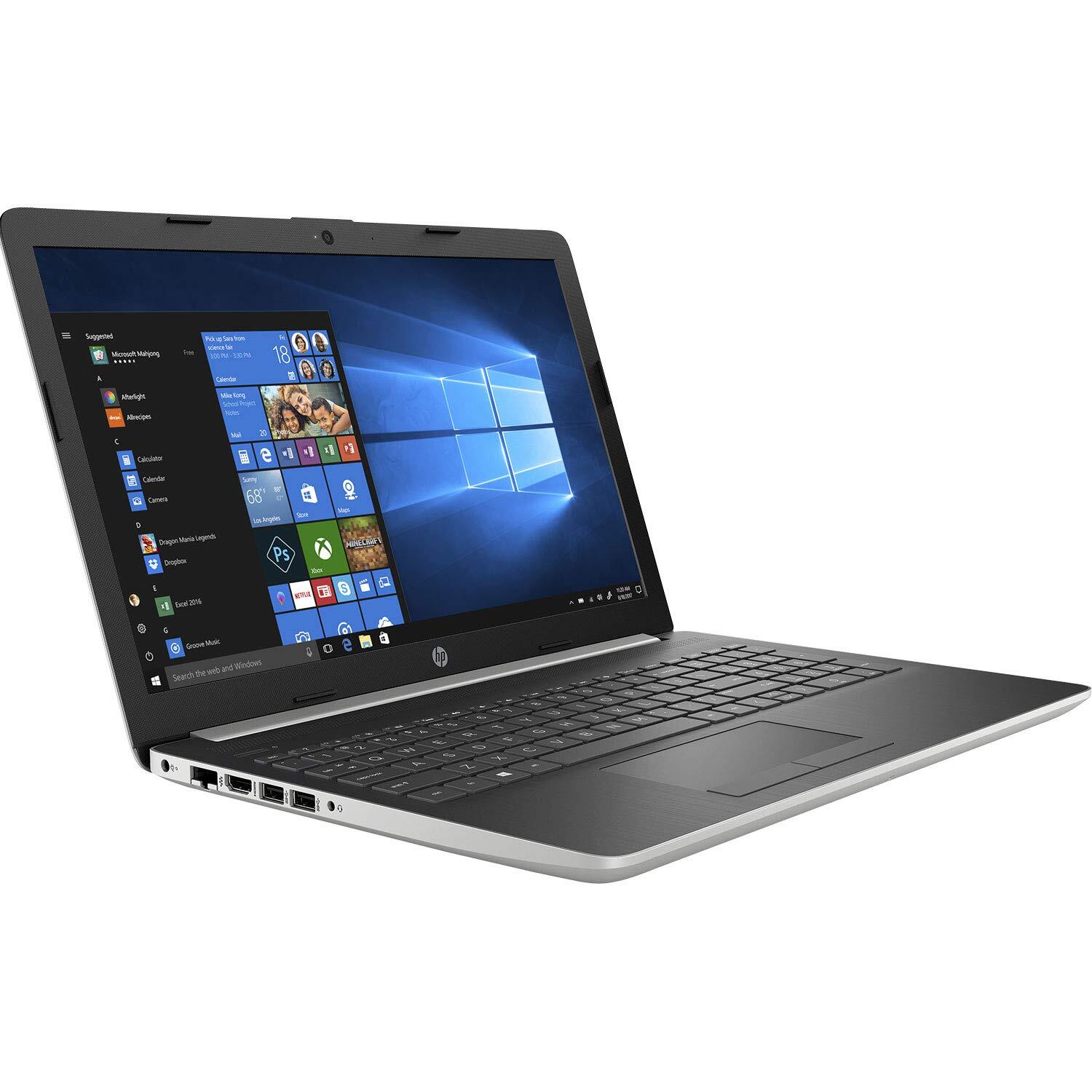 HP 15 db1059au 15.6-inch Laptop (Ryzen 3 3200U/4GB/1TB HDD/Win 10/MS Office 2019/AMD Radeon Vega 3 Graphics), Natural Silver