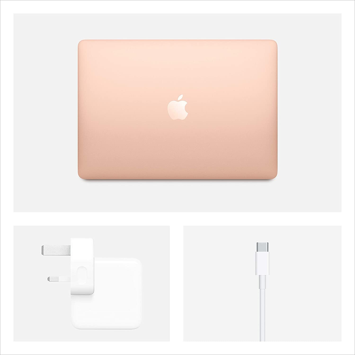 Apple MacBook Air Core i3 10th Gen - (8 GB, 256 GB SSD, Mac OS Catalina) MWTL2HN/A (13.3 inch, Gold, 1.29 kg)