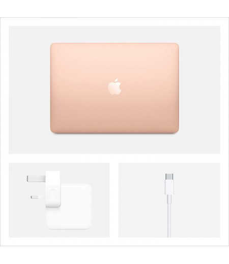 Apple MacBook Air Core i3 10th Gen - (8 GB, 256 GB SSD, Mac OS Catalina) MWTL2HN/A (13.3 inch, Gold, 1.29 kg)