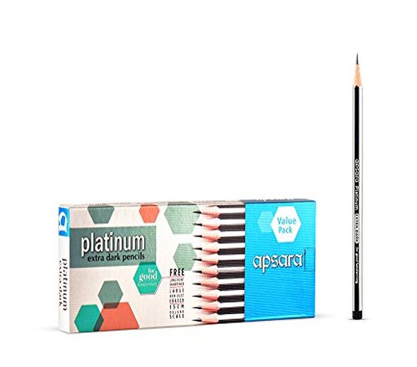 Apsara Platinum Pencils Value Pack - Pack of 20-M00000001299