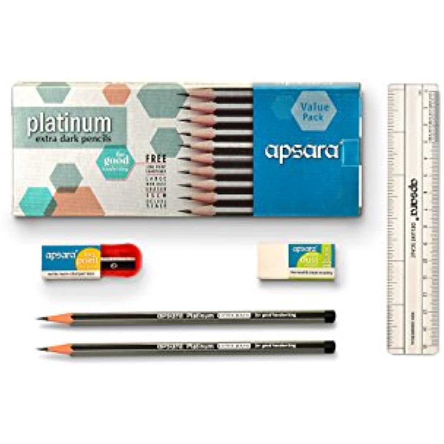 Apsara Platinum Pencils Value Pack - Pack of 20-M00000001299