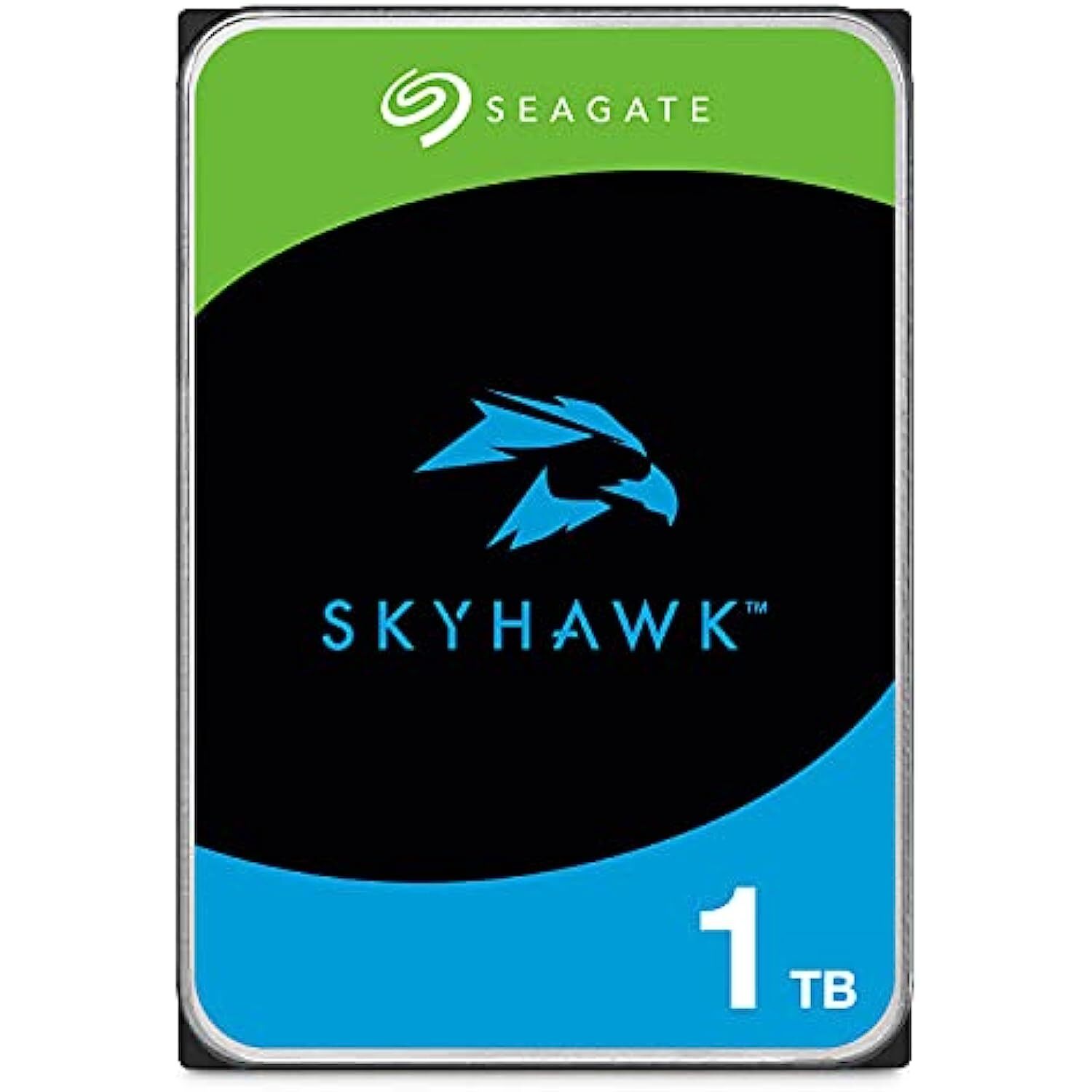 Seagate Skyhawk 1 TB Surveillance Internal Hard Drive HDD, 3.5 Inches SATA 6 Gb/s 64 MB Cache for DVR NVR Security Camera System (ST1000VX005)