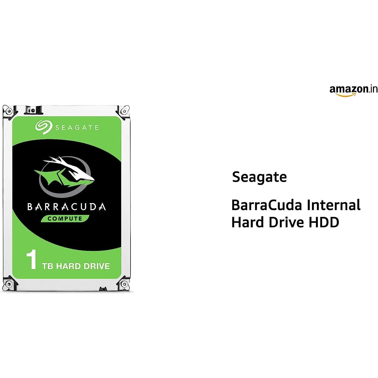 Seagate Barracuda 2 TB Internal Hard Drive HDD    8.89 cm (3.5 Inch) SATA 6 Gb/s 5400 RPM 256 MB Cache for Computer Desktop PC (ST2000DM005)